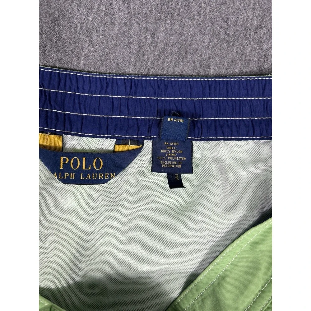 Polo Ralph Lauren Swim Trunks Men's Green Cargo Pocket Board Shorts L